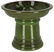 Napájadlo pre vtáky na nohe Max, 22,3x28,8 cm, terakota, zelená