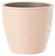 Ružový vzorovaný obal na kvetináč s kvetmi Blossom S - Ø12*11 cm