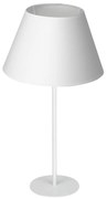 Stolná lampa ARDEN 1xE27/60W/230V pr. 30 cm biela