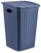 STEFANPLAST Kôš na bielizeň Elegance 50 l, modrý