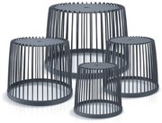 PROSPERPLAST Set univerzálních košů UNIQUBO 4+1 antracit