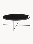 Okrúhly konferenčný stolík so sklenenou doskou Cupid