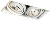 Zapustený reflektor biely GU10 AR70 bez rámu 2-svetlo - Oneon