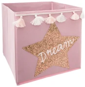Úložný box Dream, 29x29x29 cm, ružová