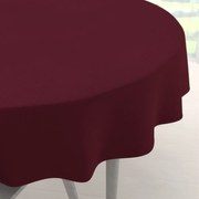 Biante Veľký dekoračný okrúhly obrus BKU-115 Burgundský vínový Ø 150 cm