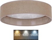 Brilagi - LED Stropné svietidlo VELVET STAR LED/24W/230V pr. 40 cm  hnedá