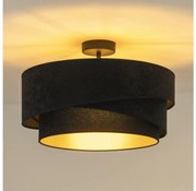 Duolla - Prisadený luster KOBO 1xE27/15W/230V pr. 45 cm čierna