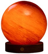 Tmavohnedá svetelná dekorácia na USB ø 12 cm Sand Storm – Gingko