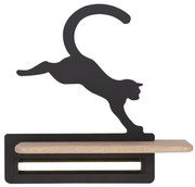 LED Detské nástenné svietidlo s poličkou JUMPING CAT LED/5W/230V