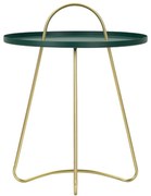 Kovový okrúhly odkladací stolík ø 45 cm Grent – Mauro Ferretti