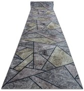 Protišmykový behúň LOTUS MOSAIC 22010 mozaika sivý