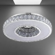 LED krištáľ strop svietidlo LUXERA 64398 ORAMA Ø44