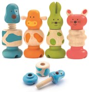 Drevené skrutkovanie – zvieratká