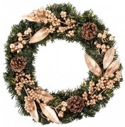 Vianočný veniec Bronzová nádhera 35 cm