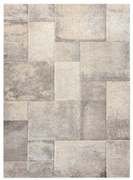 Koberec FUSION 1200 krémový / béžový - geometrický, moderný, abstraktný