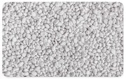 Bielo-sivá gumová kúpeľňová predložka 50x80 cm Leandra – douceur d'intérieur