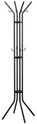 Čierny kovový vešiak ø 40x170 cm Jessy – Spinder Design