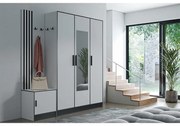 Predsieňový nábytok Roj PP53 + SDS53 + SZ3D biely