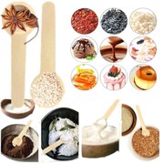 6 x Drevená naberačka na korenie, 6 ks lyžičiek do koreničiek, mini - 8 cm, buková