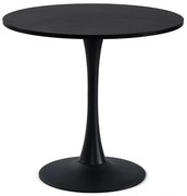 Noela Okrúhly jedálenský stôl v dekore čierneho dreva ORBIS 80