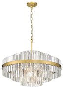 Zuma Line P0567-12A-2GAC - Luster na reťazi CONSTANTINOPLE 12xG9/28W/230V zlatá