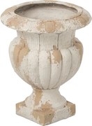 Béžový antik kvetináč Antiqou French - Ø 40*48 cm