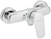 Novaservis Titania Pure, sprchová nástenná batéria bez príslušenstva, 90361/1,0