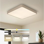 Brilagi-LED stmievateľné stropné svietidlo POOL LED/36W/230V 3000-6000K 40x40 cm béžová+DO
