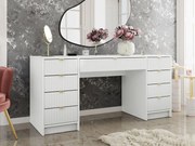 Písací stôl Razimo Bis, Farby: Biely velvet