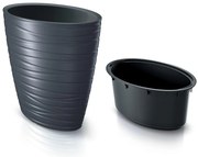 Kvetináč MAZE - Antracit