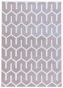 Koberec Costa rybia kosť ružový