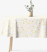 Goldea oválny obrus valencia - kvety narcisov 140 x 280 cm