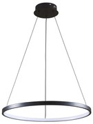 LED Luster na lanku LEA LED/20W/230V 4000K pr. 50 cm čierna