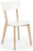 Stolička Buggi drevo/MDF biela 45x50x81