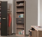 Vysoký regál so zásuvkami Cariba, dub san remo/grafit%