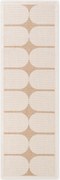 Behúň Duet Bowen 106245 Beige/White - na von aj na doma, 80x250, béžová, chodba / predsieň, NORTHRUGS