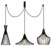 Luster na lanku MEZOPOTAMYA 3xE27/40W/230V pavúk