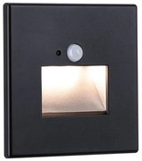 Paulmann&nbsp; 93135 - LED/1,2W Schodiskové svietidlo so senzorom EDGE 230V čierna