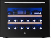 Klarstein Illuminosa vstavaná chladnička na víno | Moderná | UV ochrana | 61 litrov | 19 fliaš | 60 cm