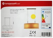 Lindby Lindby - LED RGBW Stmievateľný luster na lanku ALWINE 2xE27/10W/230V LW0157