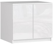 Nadstavec na skrinku Star 60 cm biely lesk