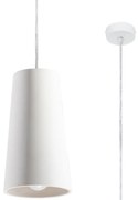 Biele keramické závesné svietidlo Sollux Armica