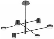 Toolight Toolight, LED stropné svietidlo 6x5W APP597-6C, čierna, OSW-08565