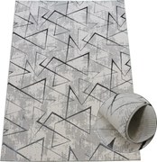 Koberec Esprit 3608 GREY – sivý so vzorom, 100% polyester Rozmer: 80x150 cm