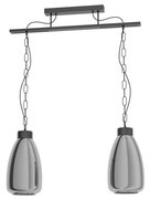 Eglo 43395 - Luster na reťazi BRICKFIELD 2xE27/40W/230V