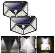 Zaparkorun Solárne LED svetlo s detekciou pohybu SH-100 - 100 LED - 1 ks