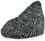 Sedací vak DROP XXL zebra