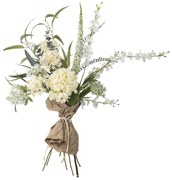 Bloomingville Umelá kytica Symphonie Bouquet White