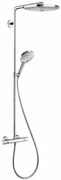 Sprchový systém Hansgrohe Raindance Select S na stěnu s termostatickou batériou chróm 27133000