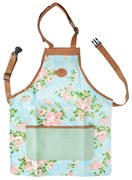 Záhradnícka zástera Flowers, 45,5x78 cm, viacfarebná